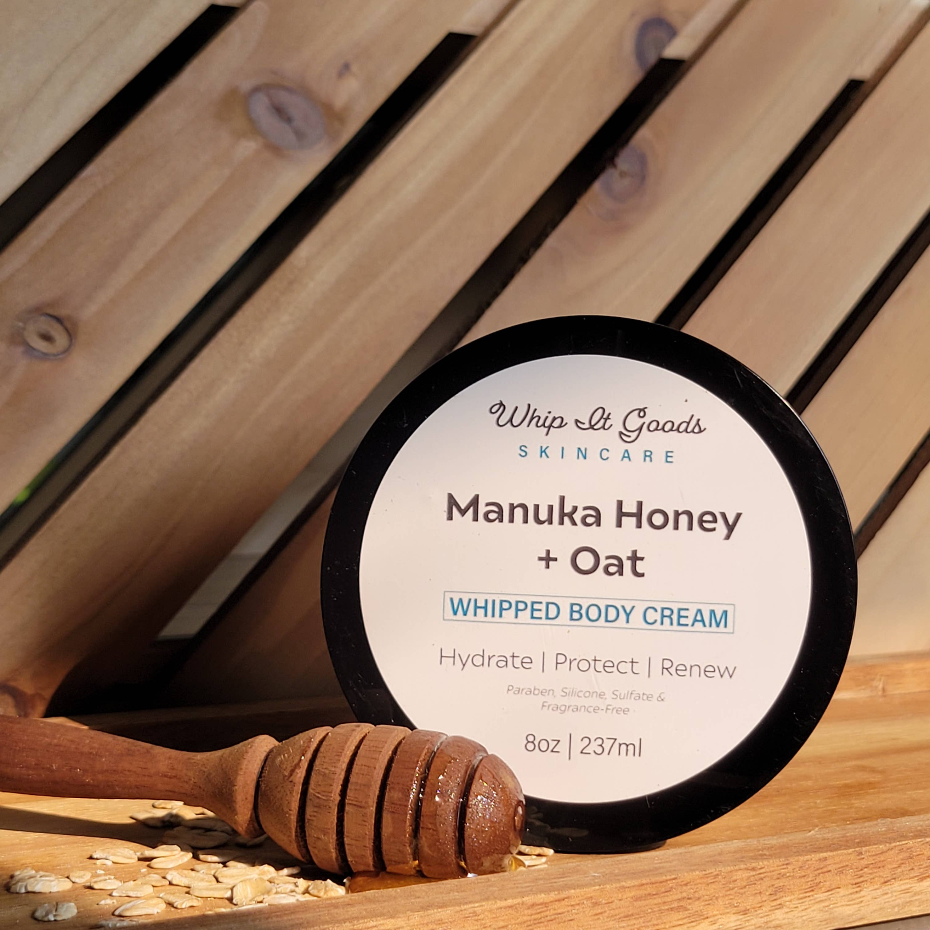 Whip It Goods Skincare - Manuka Honey + Oat Whipped Body Cream