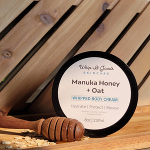 Whip It Goods Skincare - Manuka Honey + Oat Whipped Body Cream