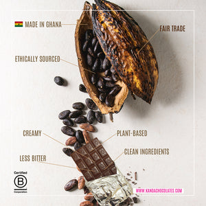 Kanda Ghanaian Milk Chocolate Bar