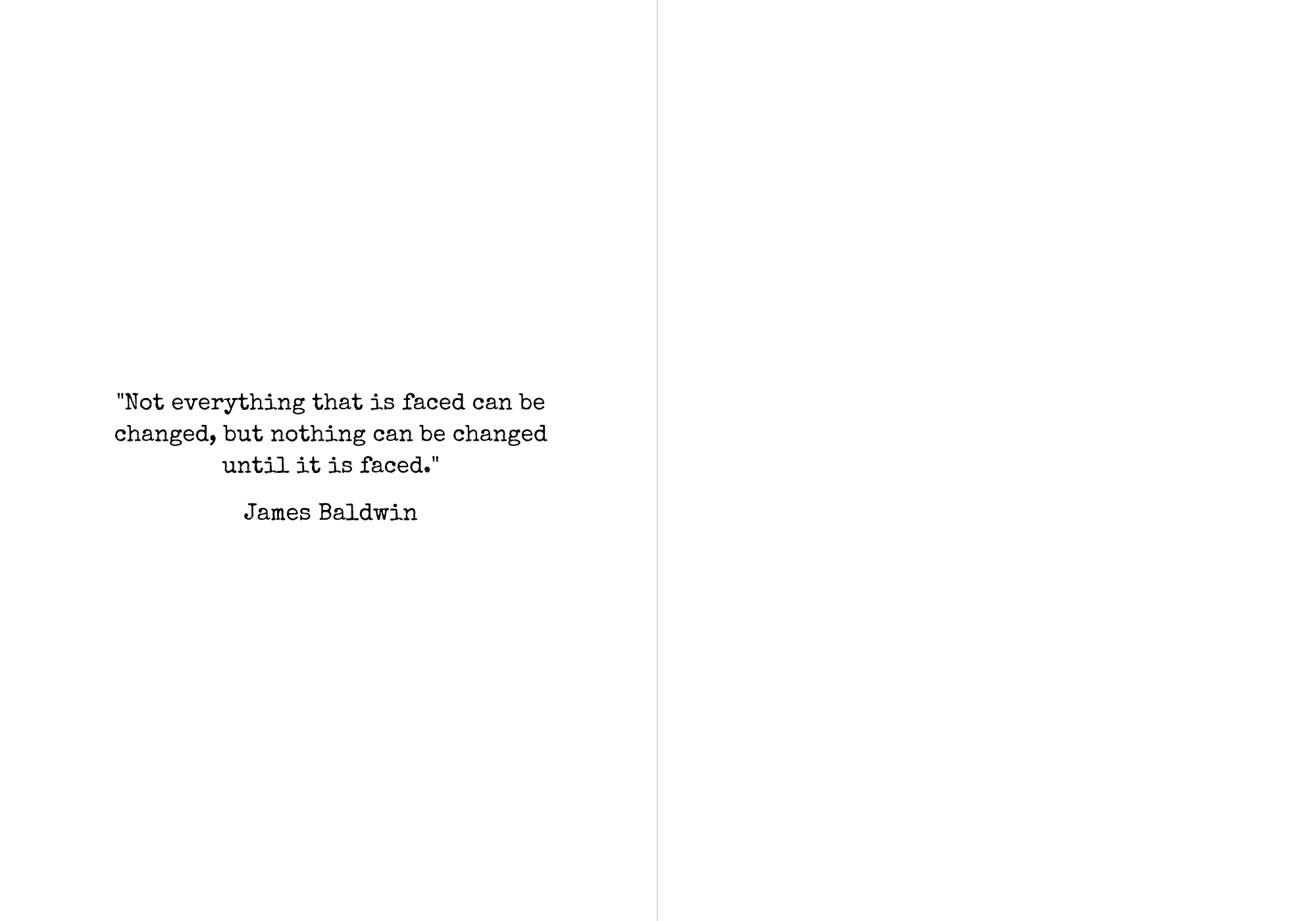 CheerNotes - James Baldwin - Iconic Black Author Art Card, Book Lovers