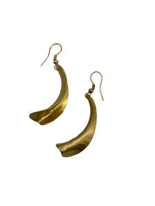 Treasure Jewelry - Handcrafted Hammered Brass Earring Set
