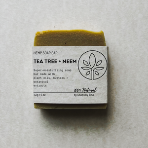 Soaps by Tina - Tea Tree + Neem Hemp Soap Bar