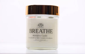 Lit Life Creations - Breathe-Eucalyptus-12oz Meditation Candle ( 100% Soy)