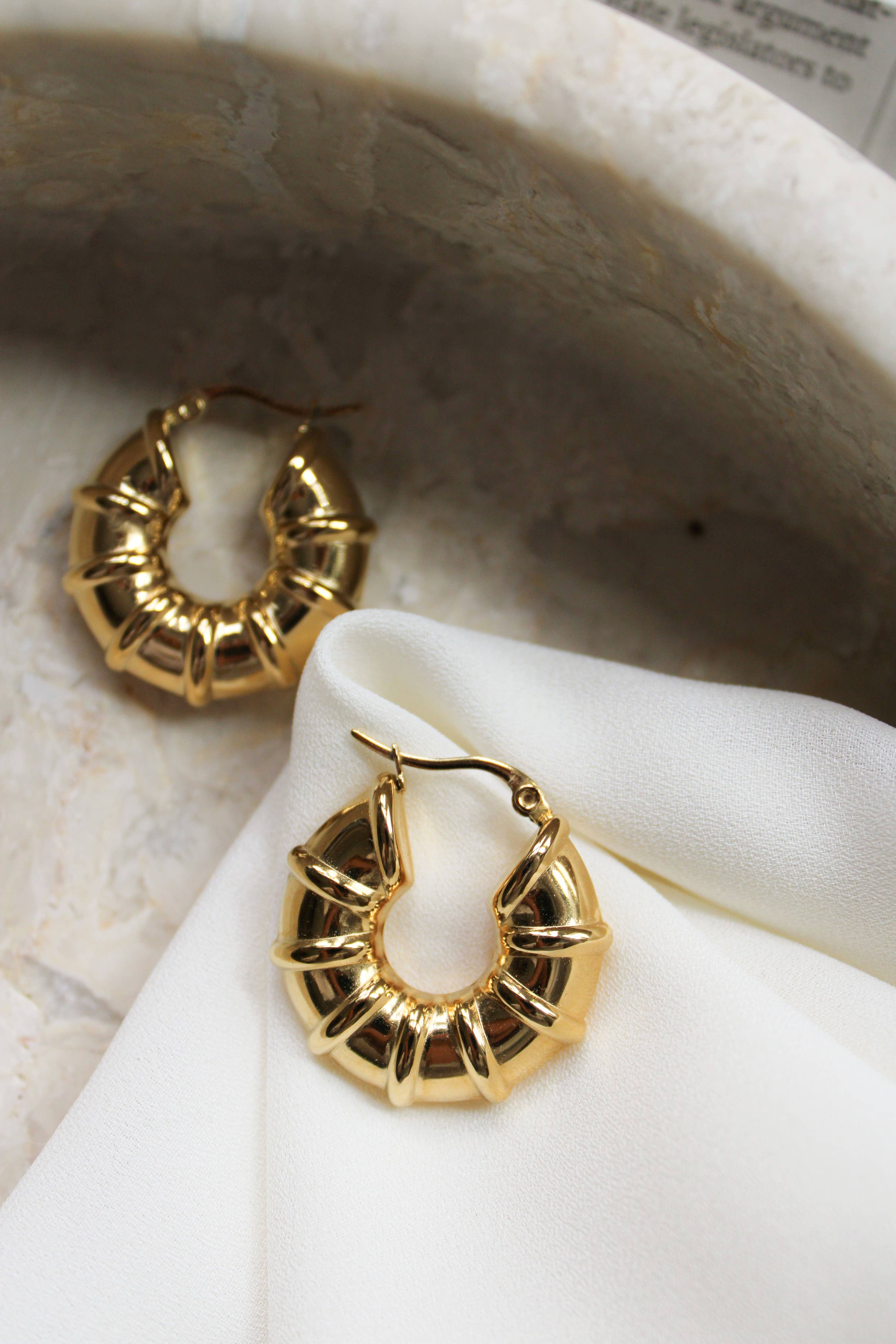 24th & Gold - Bamboo Hoops