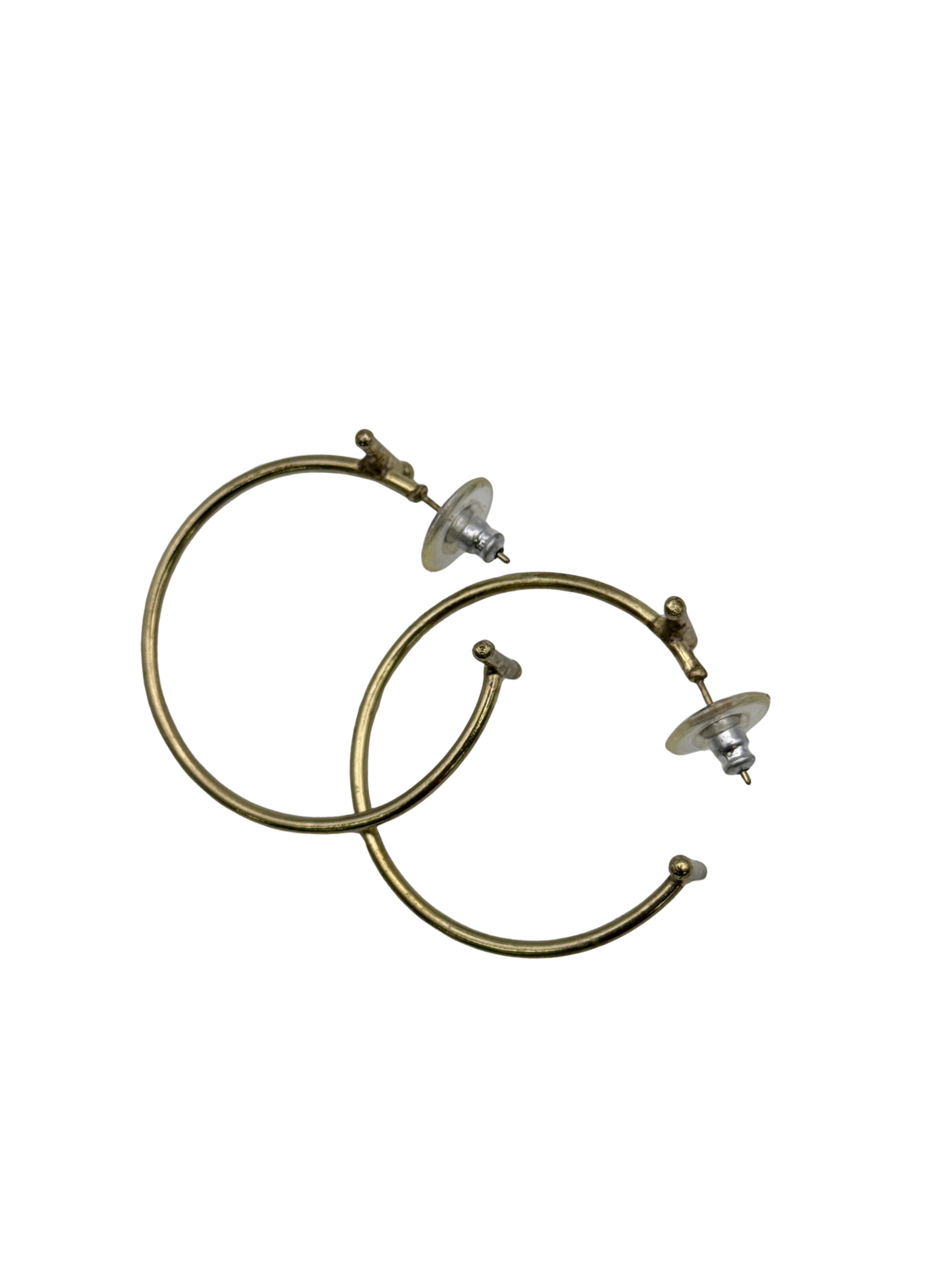 Treasure Jewelry - Handcrafted Hammered Brass Earring Set