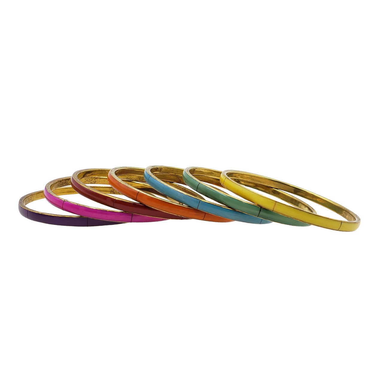 Treasure Jewelry - Bone Bangles 7 Pc Set