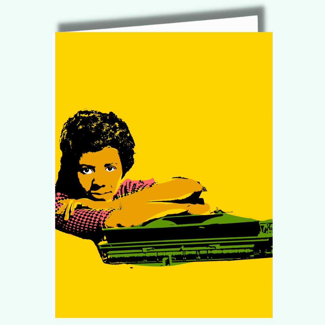 CheerNotes - Lorraine Hansberry Motivational Card | African American