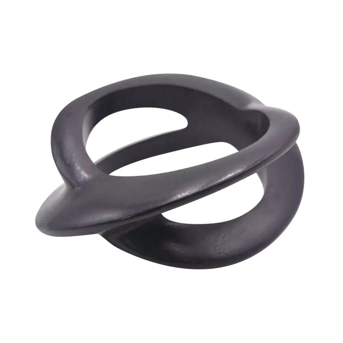 Treasure Jewelry - Carved Wooden Bangle African Jewelry