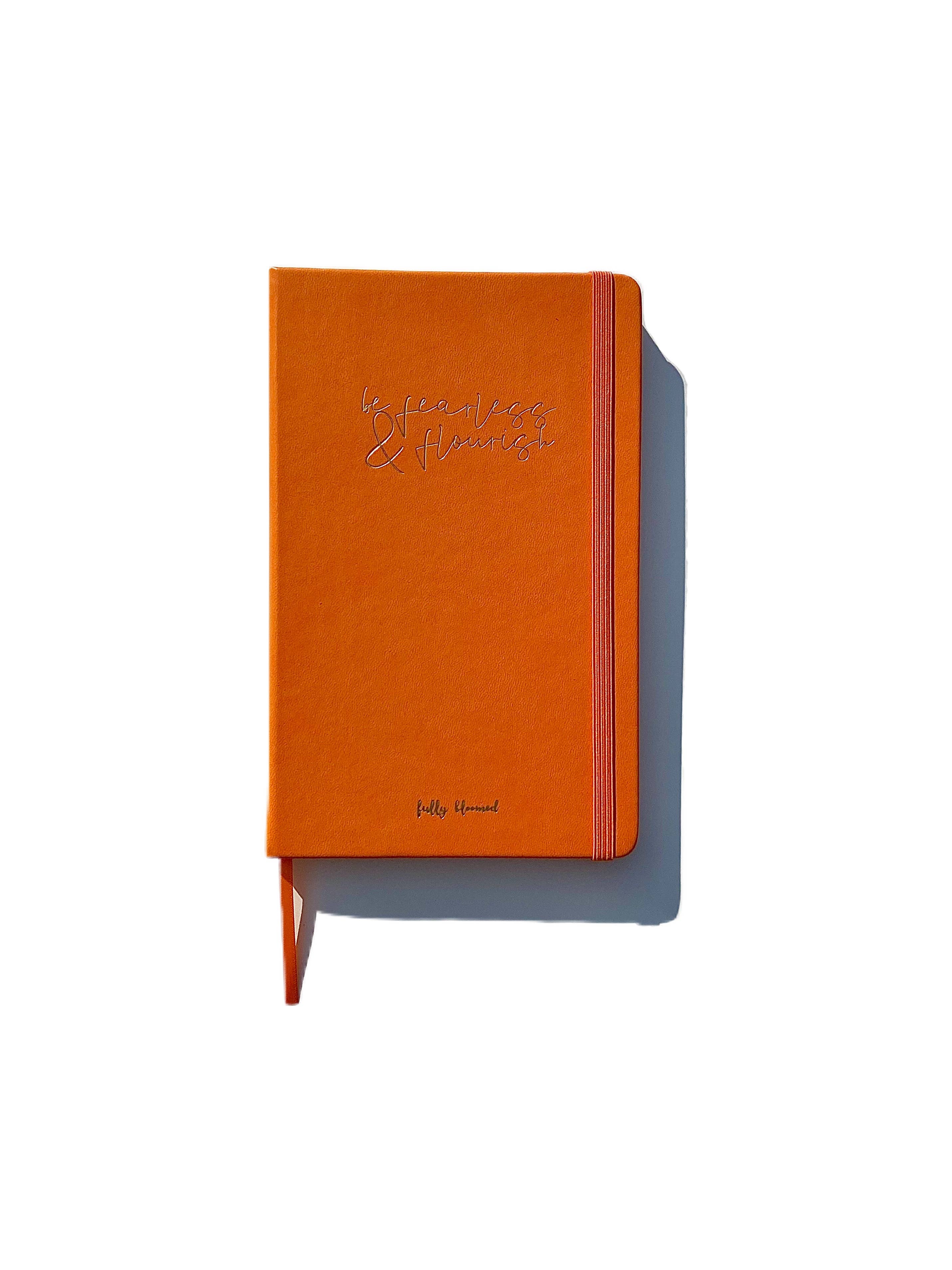 Fully Bloomed - "Be Fearless & Flourish" Vegan Leather Journal