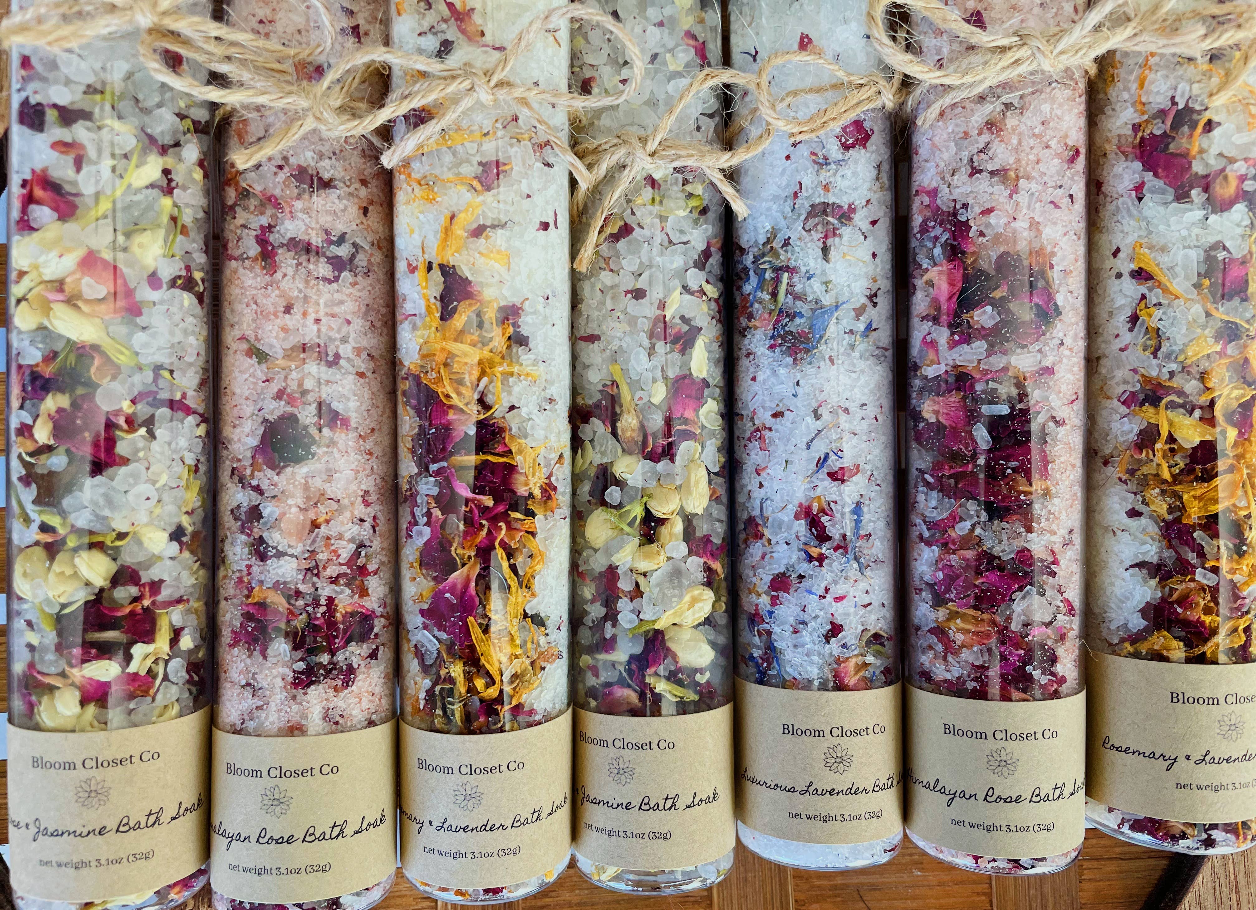 Bloom Closet Co  Large Test Tube Bath Salts