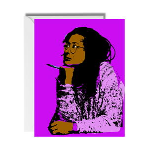 CheerNotes - Alice Walker Inspiring Black Author Card | Activist Feminist