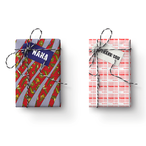 FOLKUS - Nana-Thank You NYC Double-sided Stone Gift Wrapping Paper