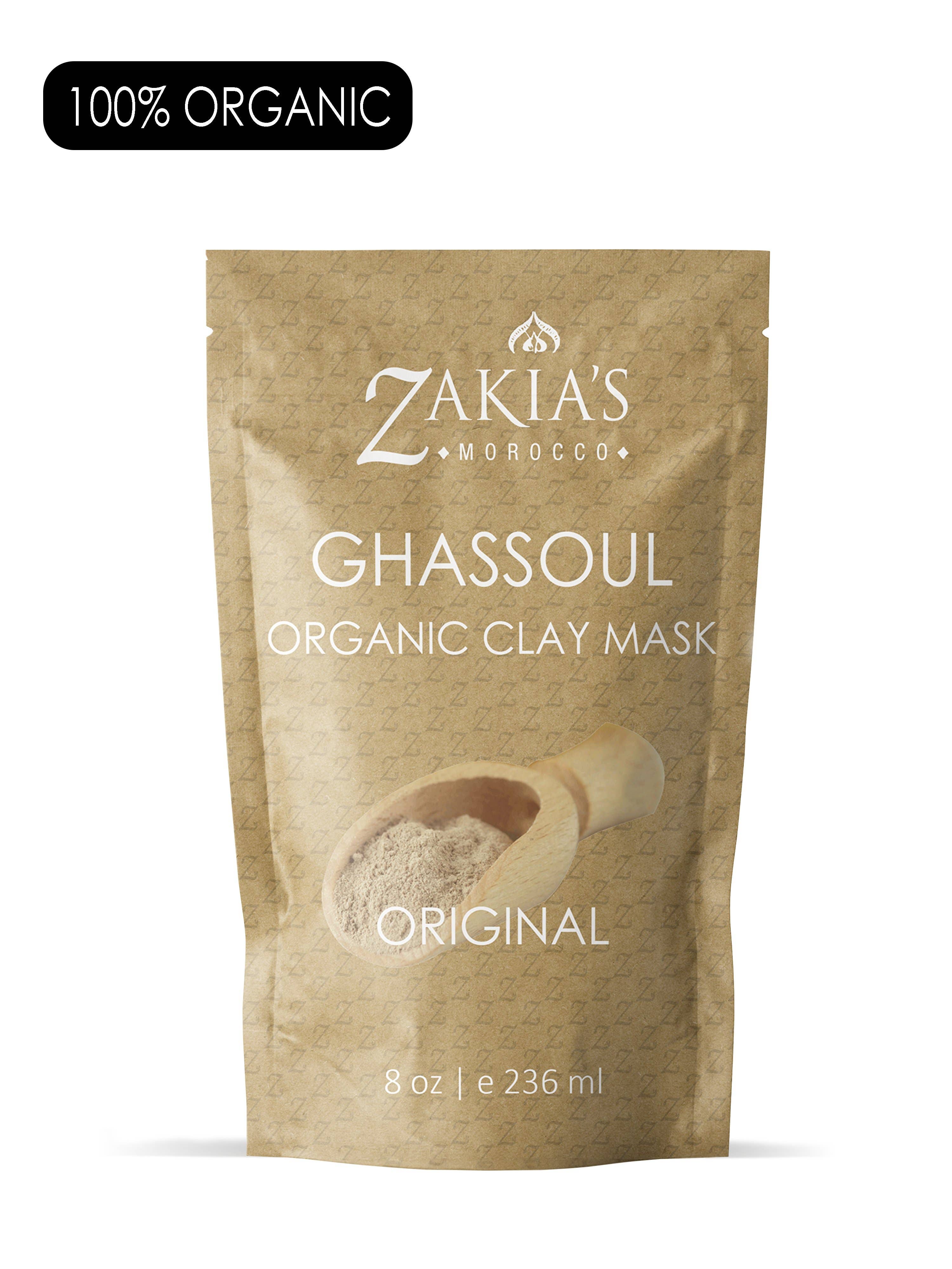 Zakia's Morocco - Ghassoul Clay Mask -  Unscented 8 oz.