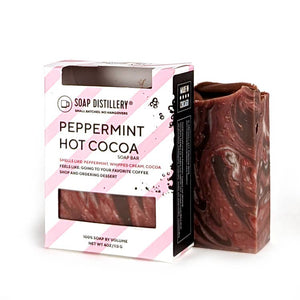 Soap Distillery - Peppermint Hot Cocoa Soap Bar