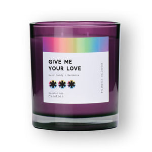 Regular Ass Candles - Give Me Your Love 11oz Candle, Hard Candy + Gardenia