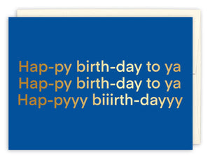 Black Joy Paper - To Ya Birthday Card