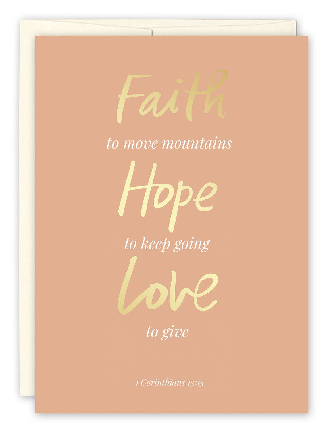 Black Joy Paper - Faith Hope Love Support Card