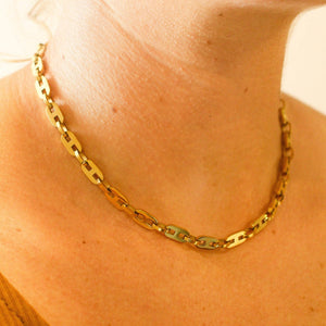 Fran's Hause - Penelope Link Chain Choker Necklace