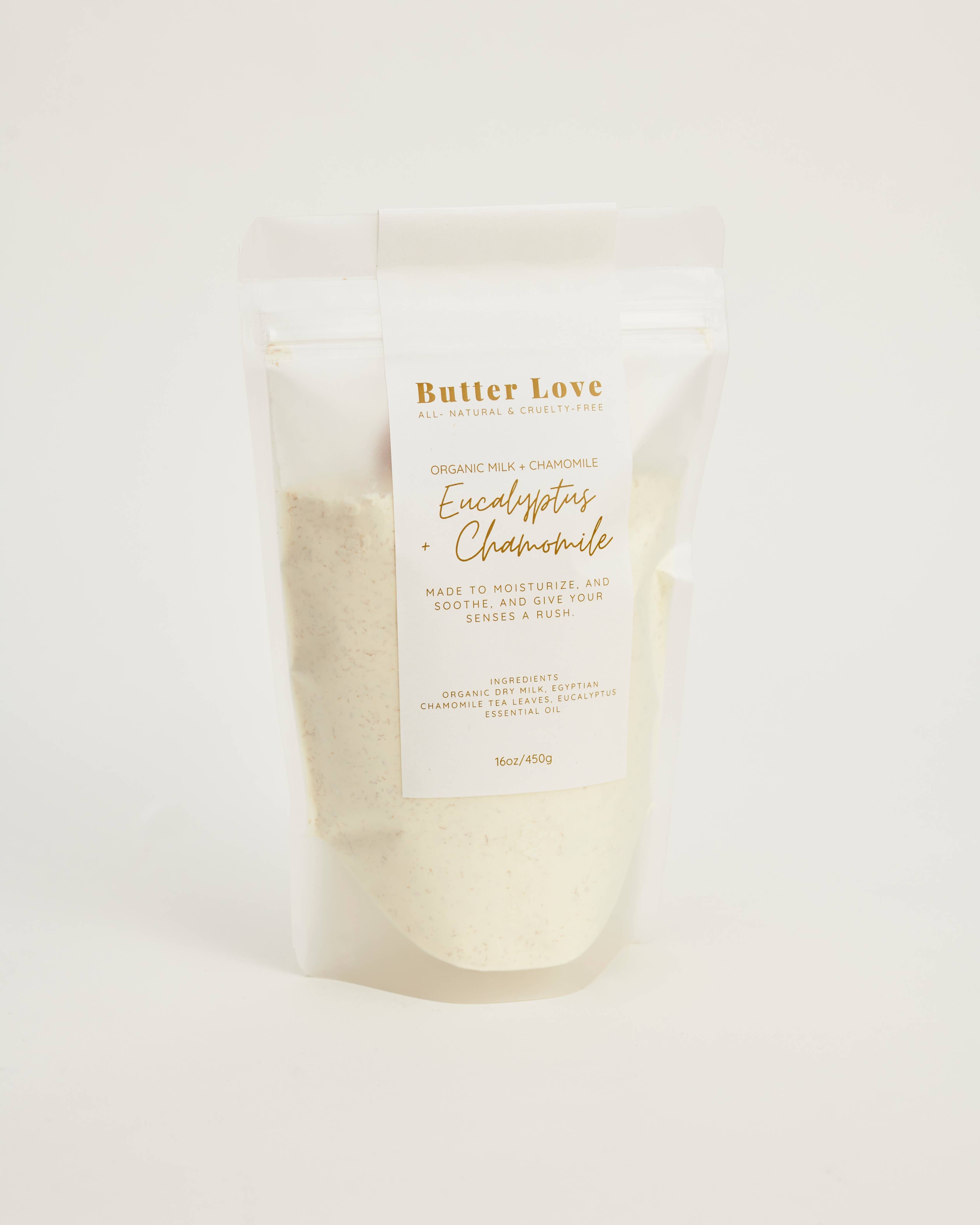 Butter Love by LC Eucalyptus and Chamomile Milk Bath