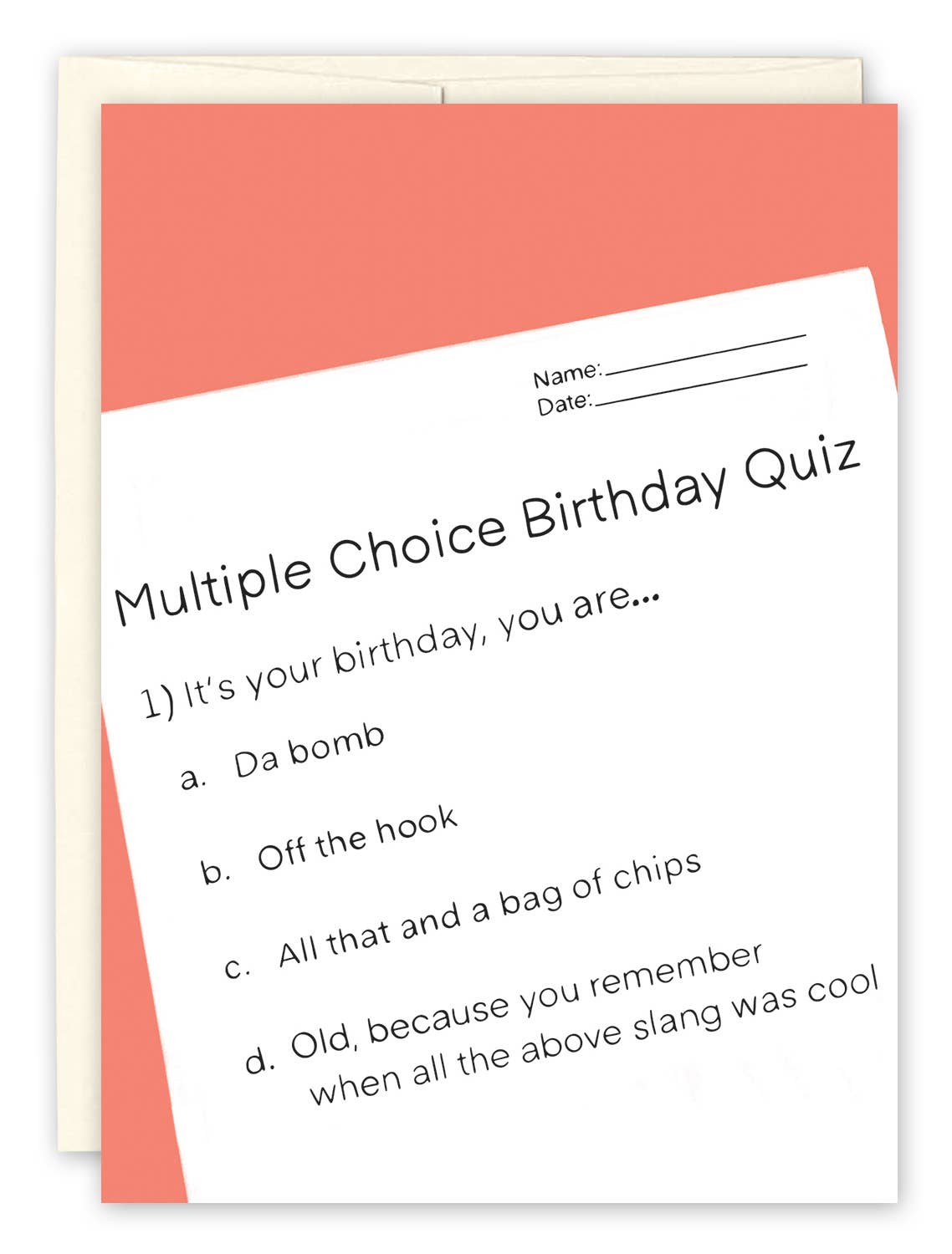 Black Joy Paper - Multiple Choice Birthday Card